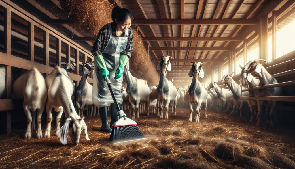 Jak uklidit podestýlku pod kozama snadno a bez stresu