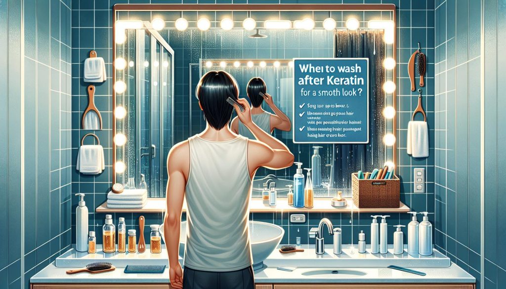Kdy umýt vlasy po keratinu pro hladký vzhled? 1 Kdy umýt vlasy po keratinu pro hladký vzhled?