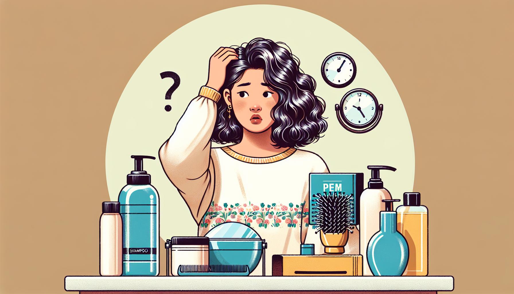 Kdy je ideální umýt vlasy po trvalé