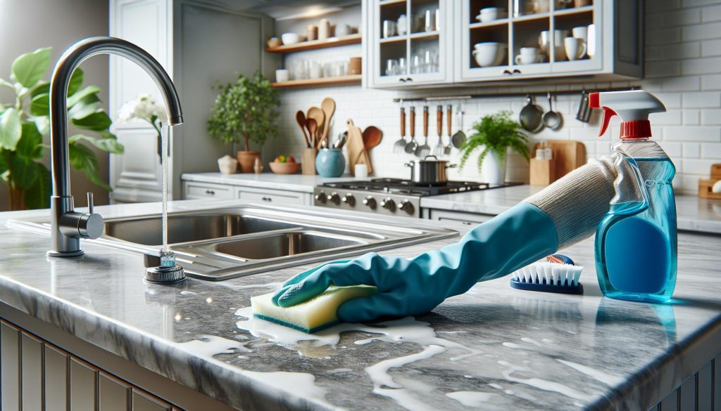 Čím uklidit kuchyňskou desku a odstranit všechny skvrny