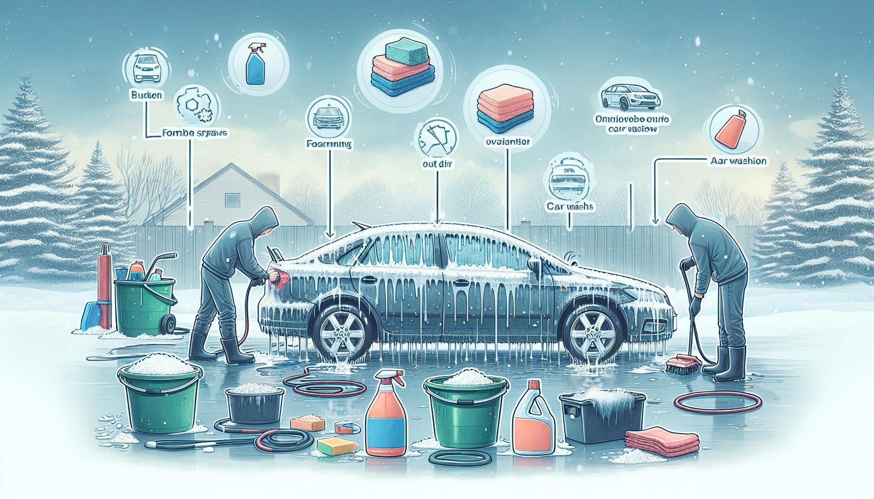 Jak umýt auto po zimě: Odstranění soli a nečistot krok za krokem