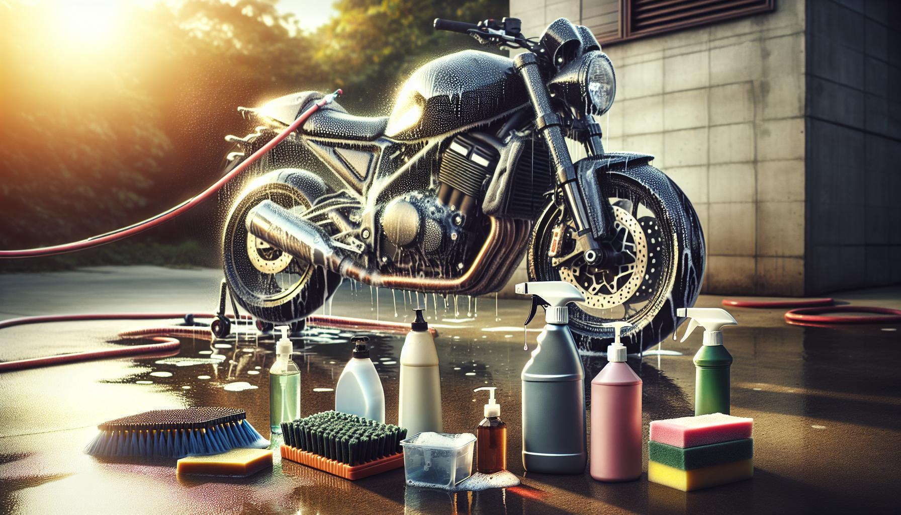 Jak správně umýt motorku: Účinné kroky pro čistotu a lesk