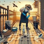 Jak uklidit ptačí trus z balkónu? Rychle a hygienicky