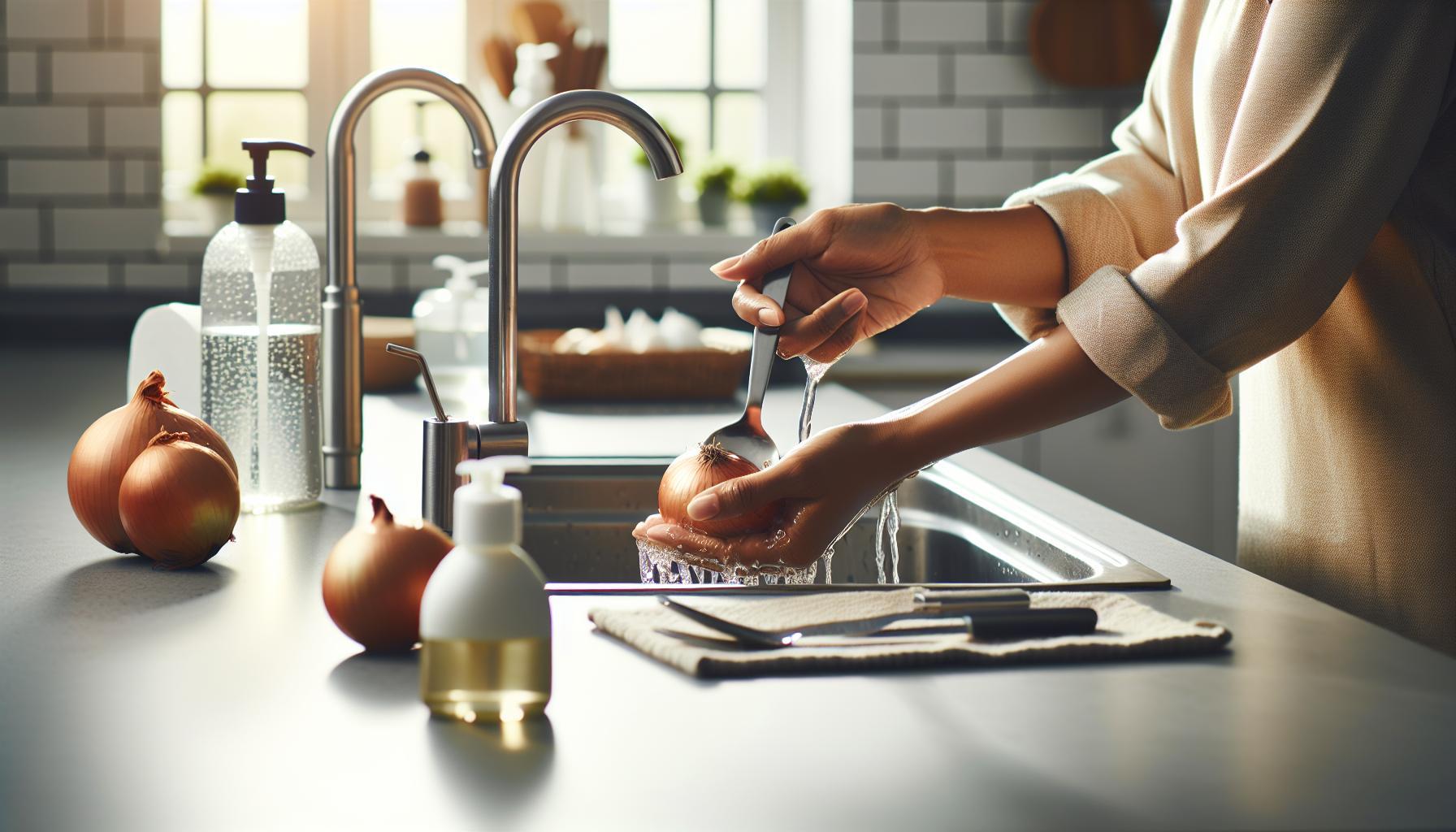 Jak se zbavit zápachu cibule z rukou jednou provždy Jak se zbavit zápachu cibule z rukou jednou provždy