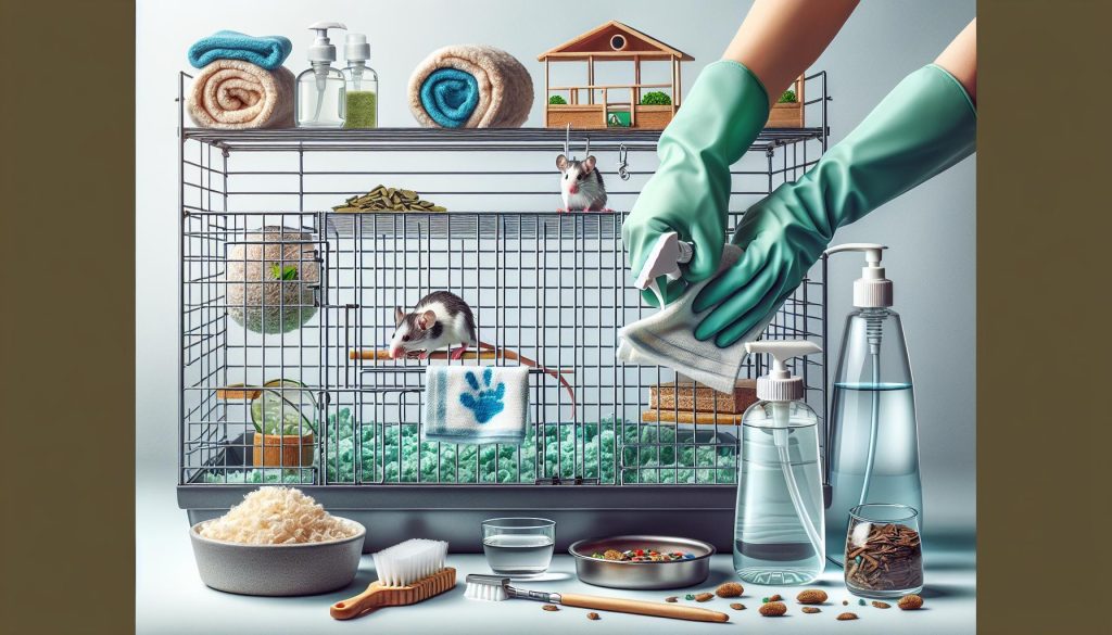 Chov myší: Efektivní způsoby odstranění pachů z klecí.
