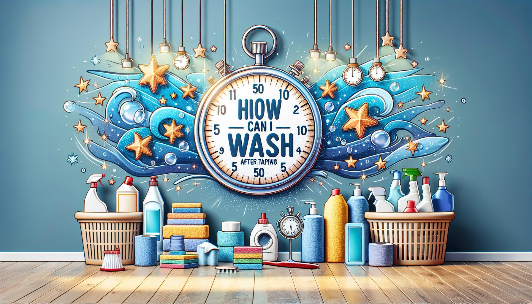 Jak dlouho po tejpování se můžu umýt – Praktický průvodce