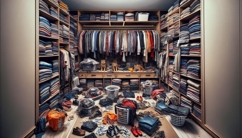 Jak uklidit nošené oblečení: Systém pro pořádek ve skříni 1 Jak uklidit nošené oblečení: Systém pro pořádek ve skříni