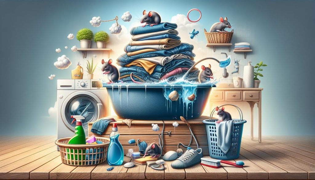 Jak vyprat zatuchlé prádlo od myší snadno a efektivně