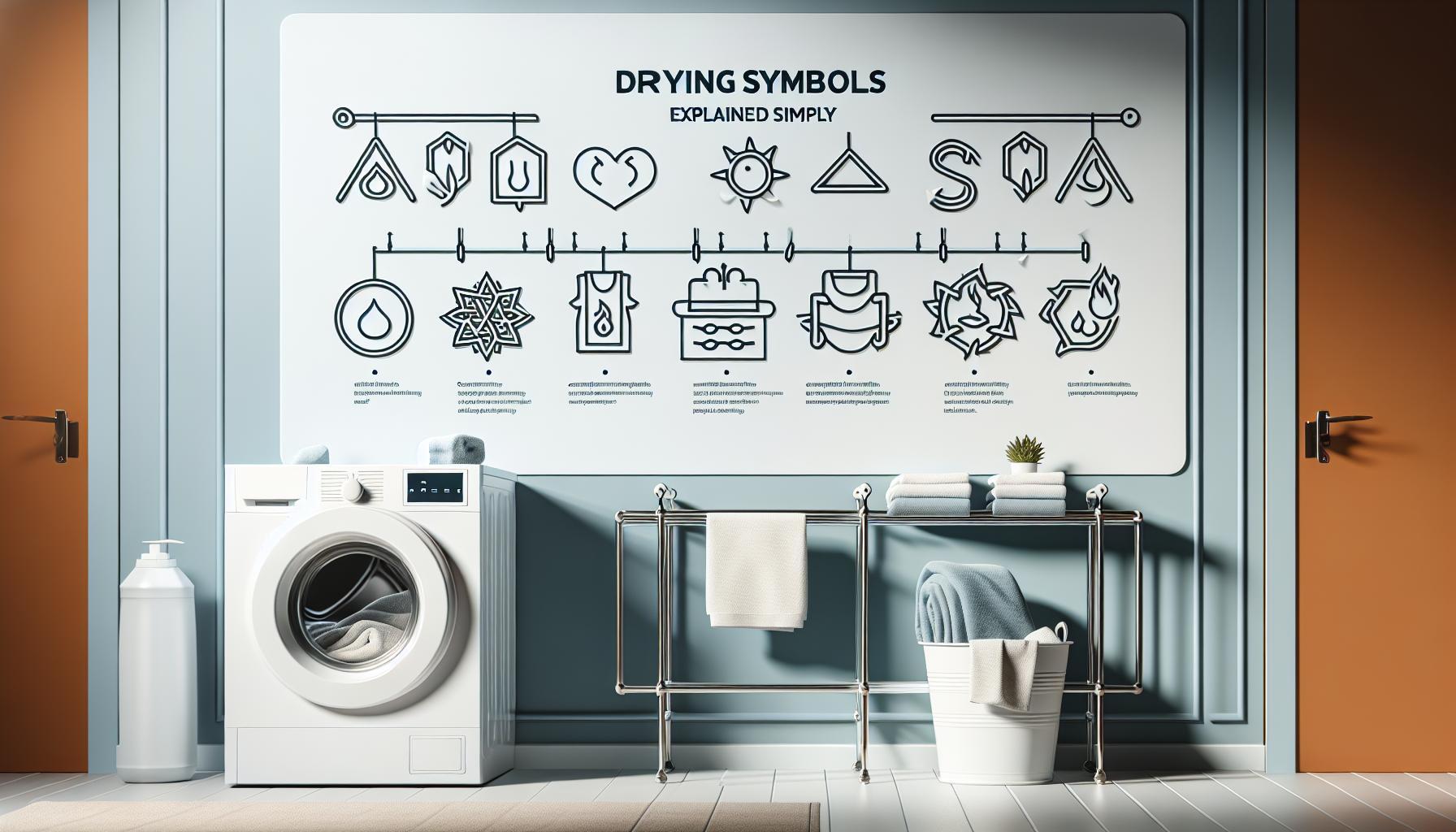 Symboly pro sušení prádla vysvětleny jednoduše Symboly pro sušení prádla vysvětleny jednoduše