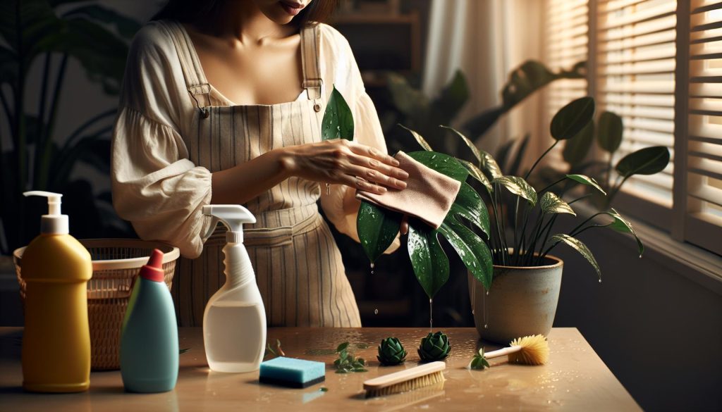 Čím umýt listy pokojových rostlin bez poškození povrchu