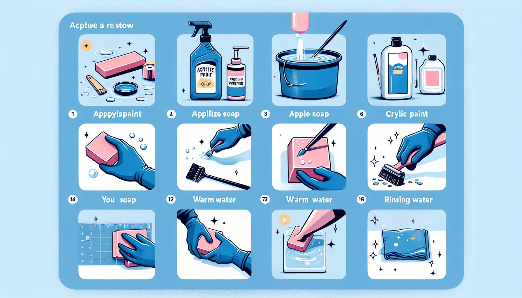 Jak efektivně odstranit akrylovou barvu