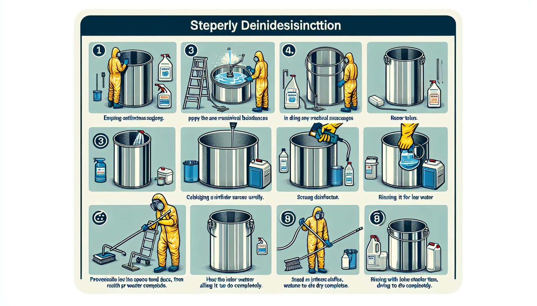 Jak správně dezinfikovat nerezovou nádrž