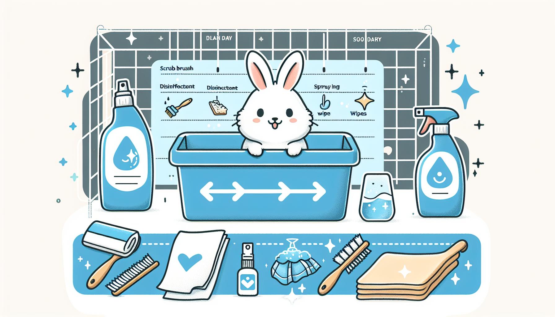 Jak často dezinfikovat kotec králíků