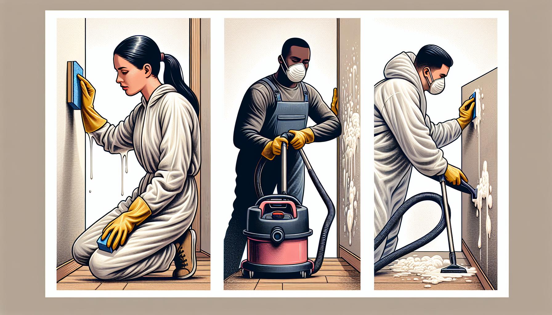 Nejdůležitější techniky čištění sádrokartonu