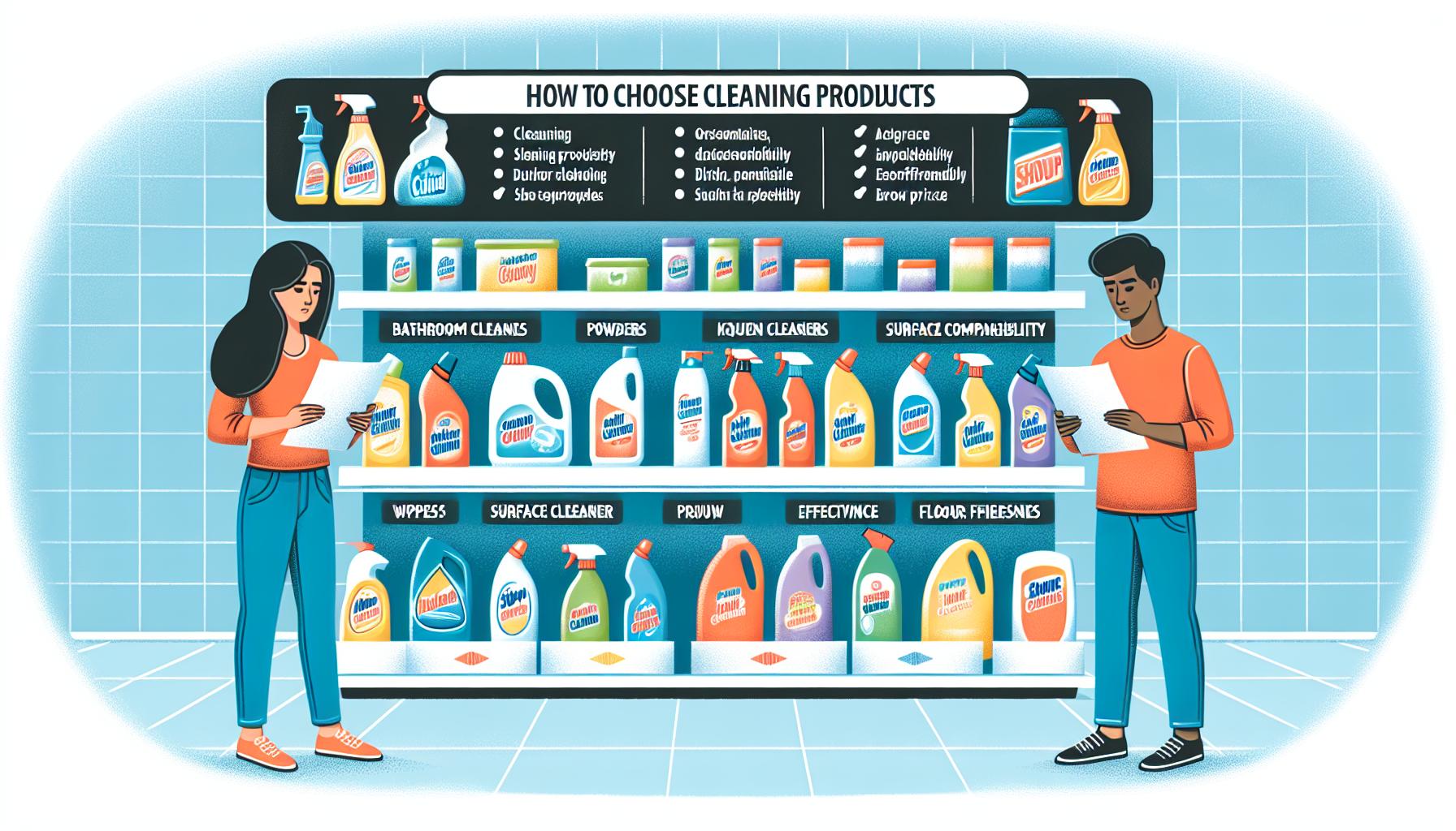 Jak zvolit správné čisticí prostředky