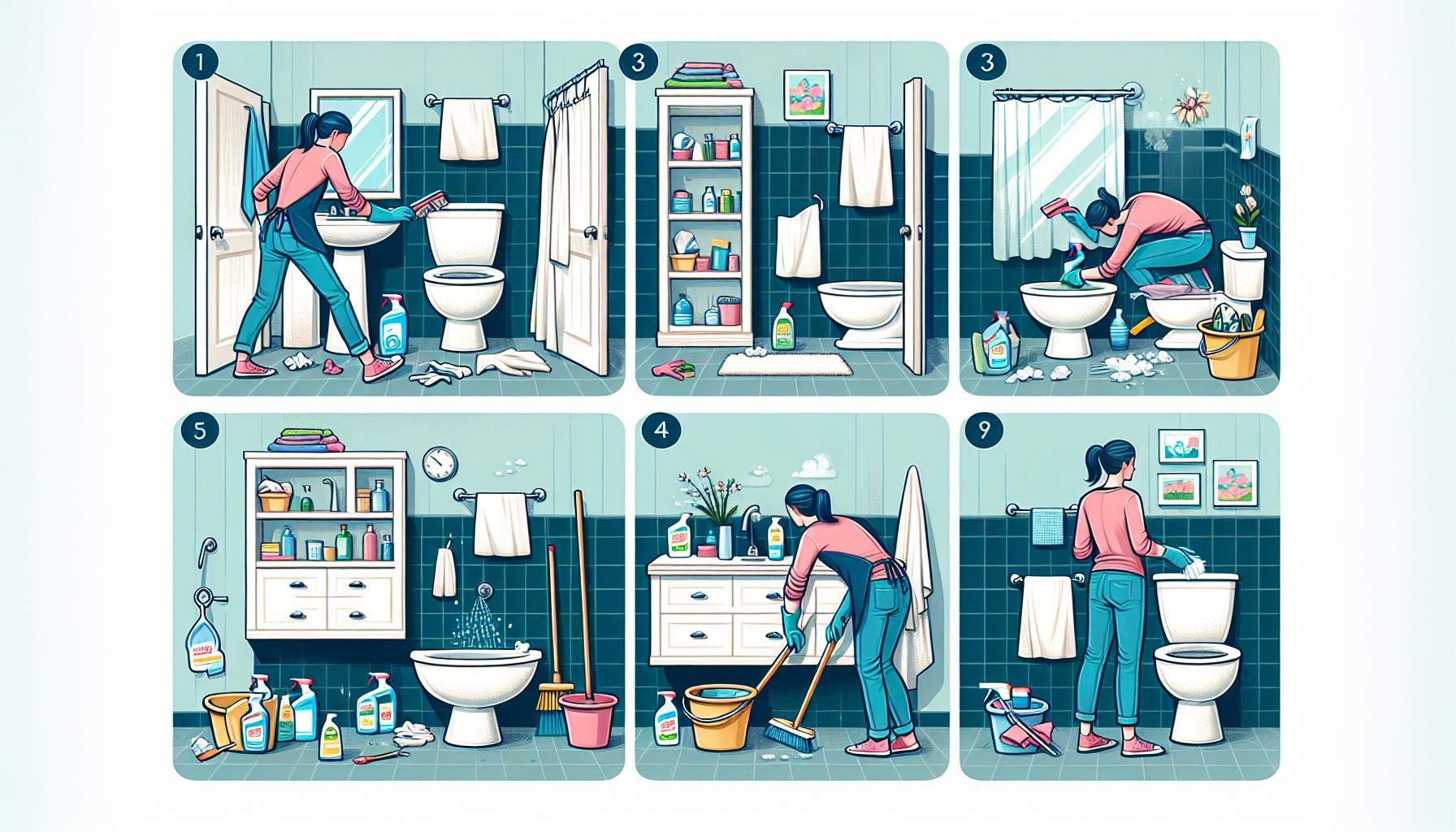 Jak správně čistit koupelnu