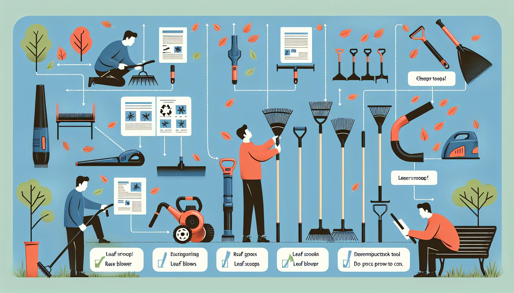 Jak zvolit správné nástroje na úklid listí