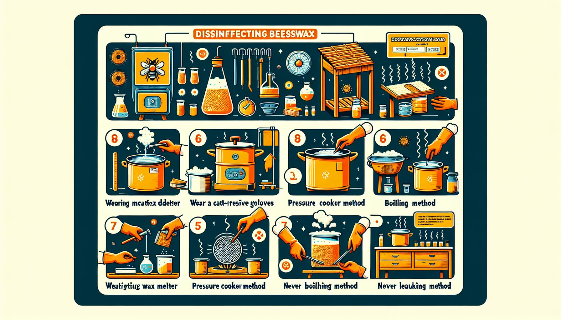 Jak vybrat správné metody dezinfekce včelího vosku