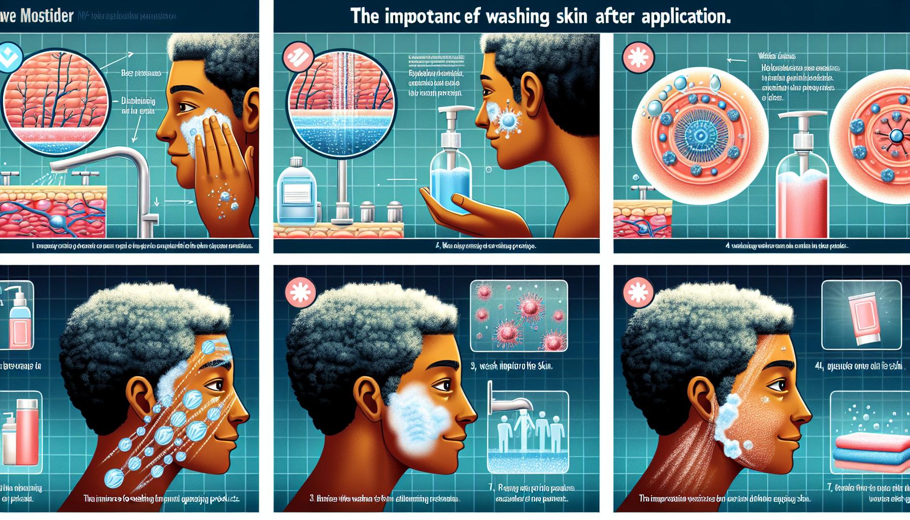 Důležitost umývání pleti po aplikaci