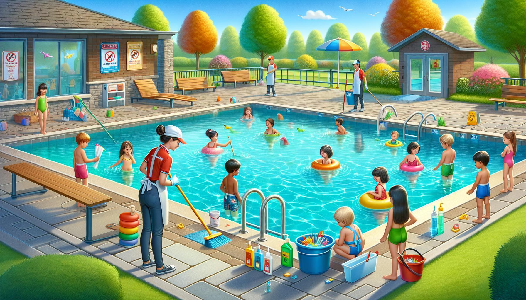 Čistota jako priorita pro dětský bazének