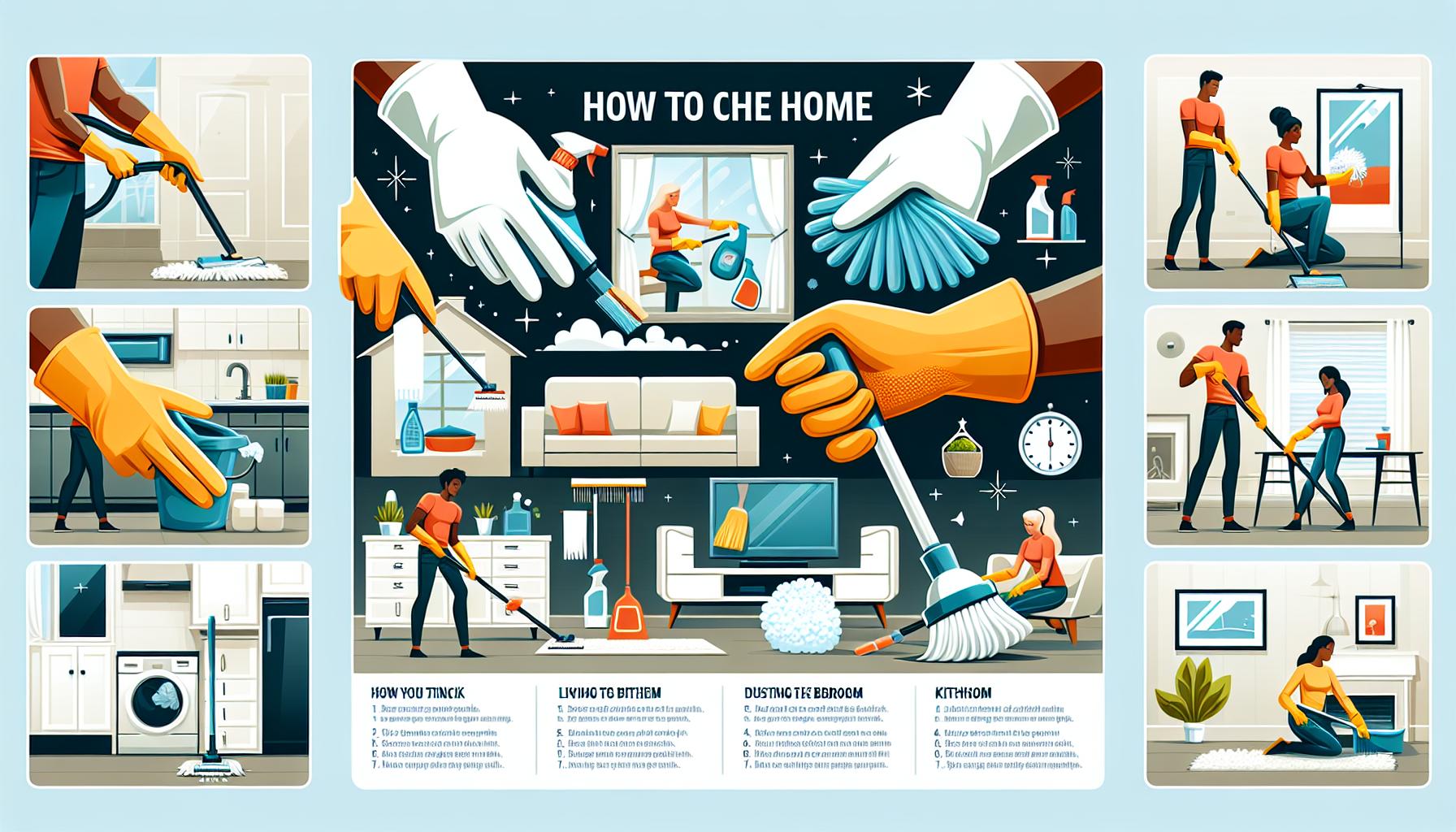 Jak efektivně uklidit váš domov