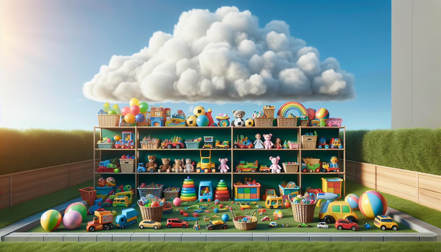 Jak efektivně organizovat hračky venku