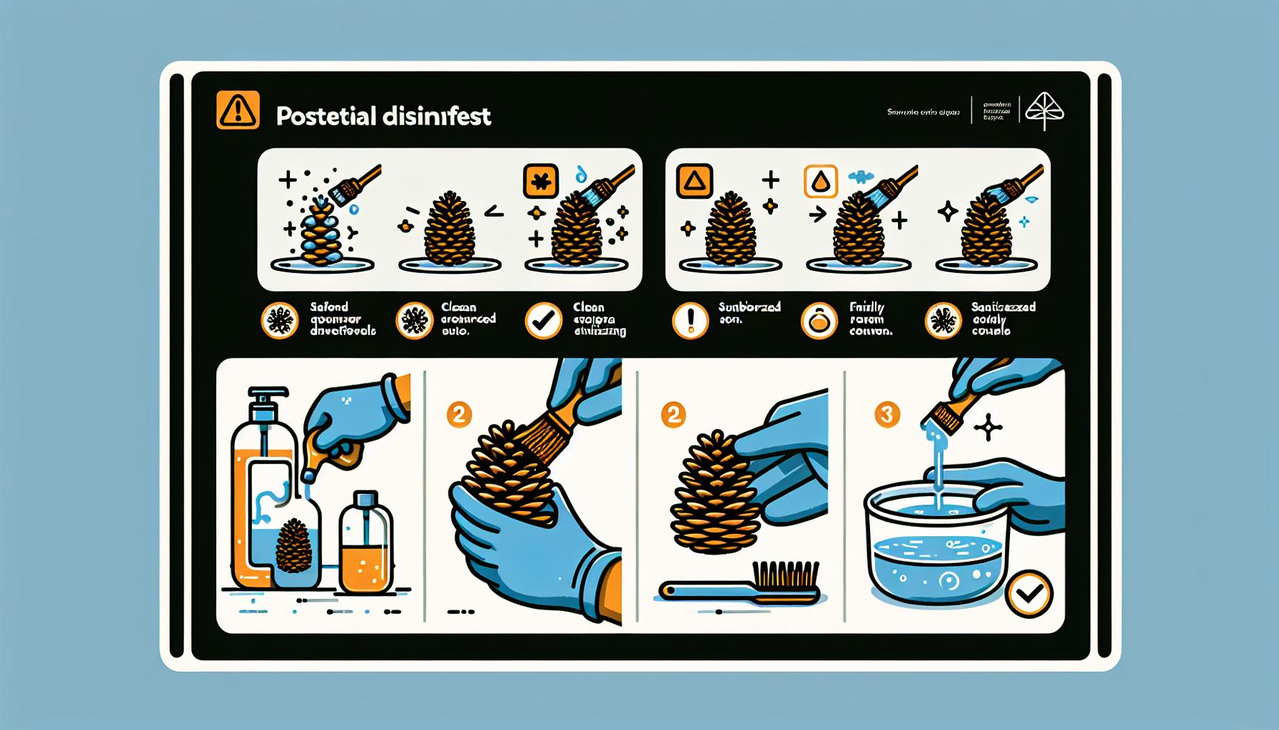 Nezbytné metody dezinfekce šišek
