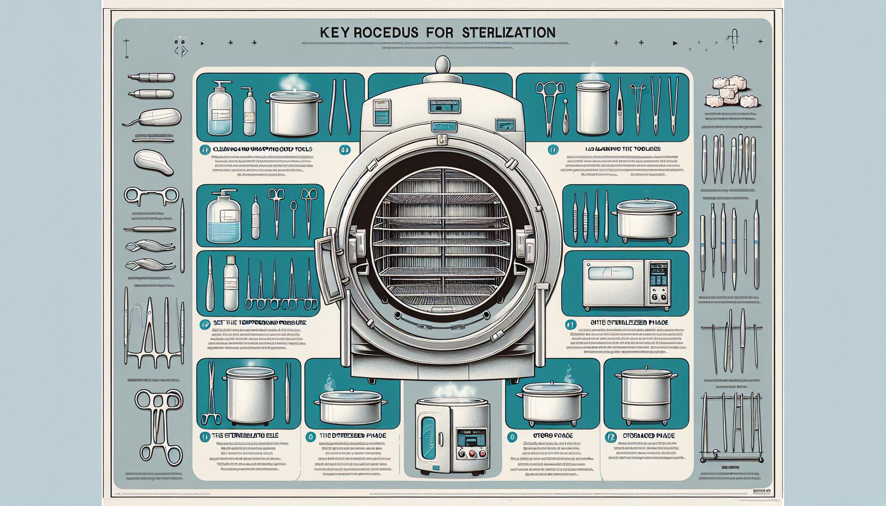 Klíčové postupy pro sterilizaci