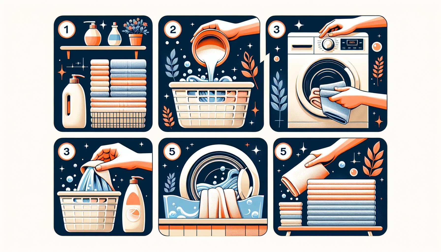 Nejefektivnější metody praní ručníků