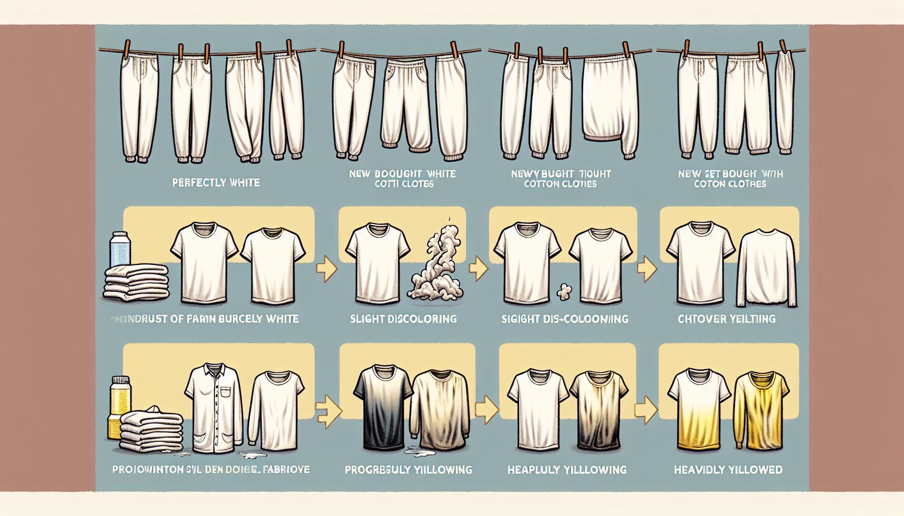 Jak vyprat zažloutlé prádlo - Praktické tipy a triky 2 Jak rozpoznat zažloutlé prádlo