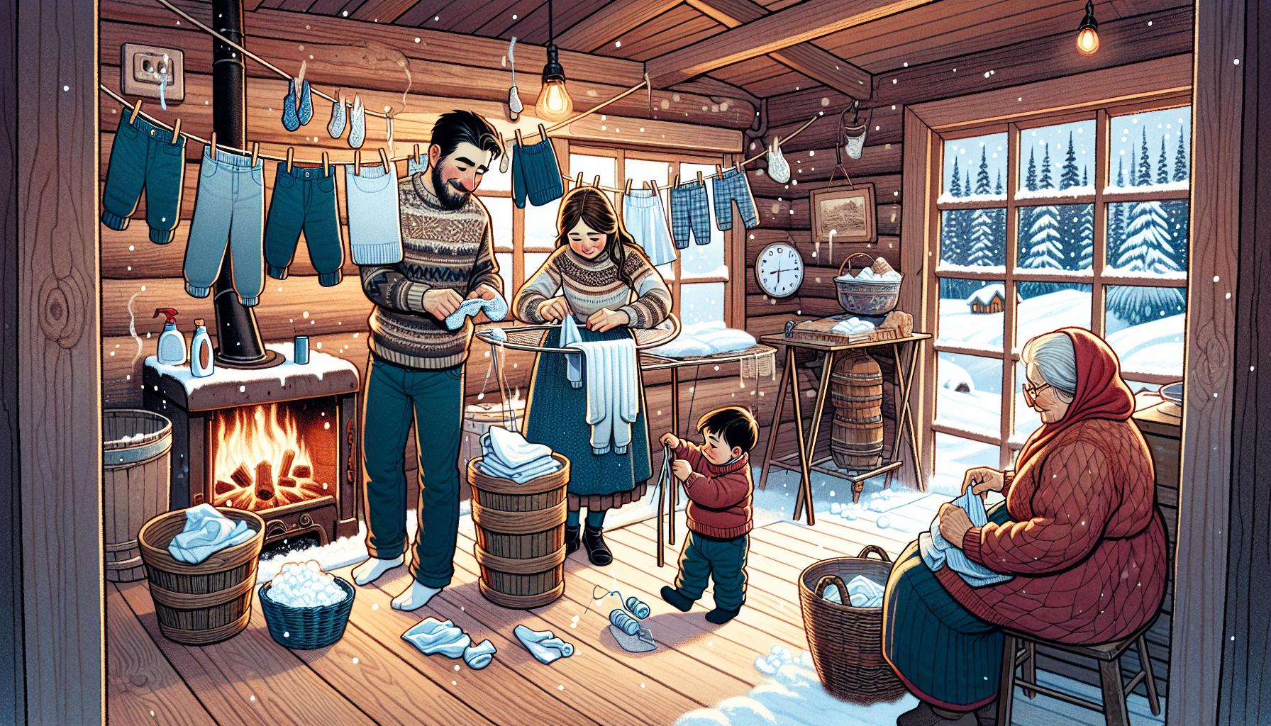 Jak správně sušit prádlo v zimě