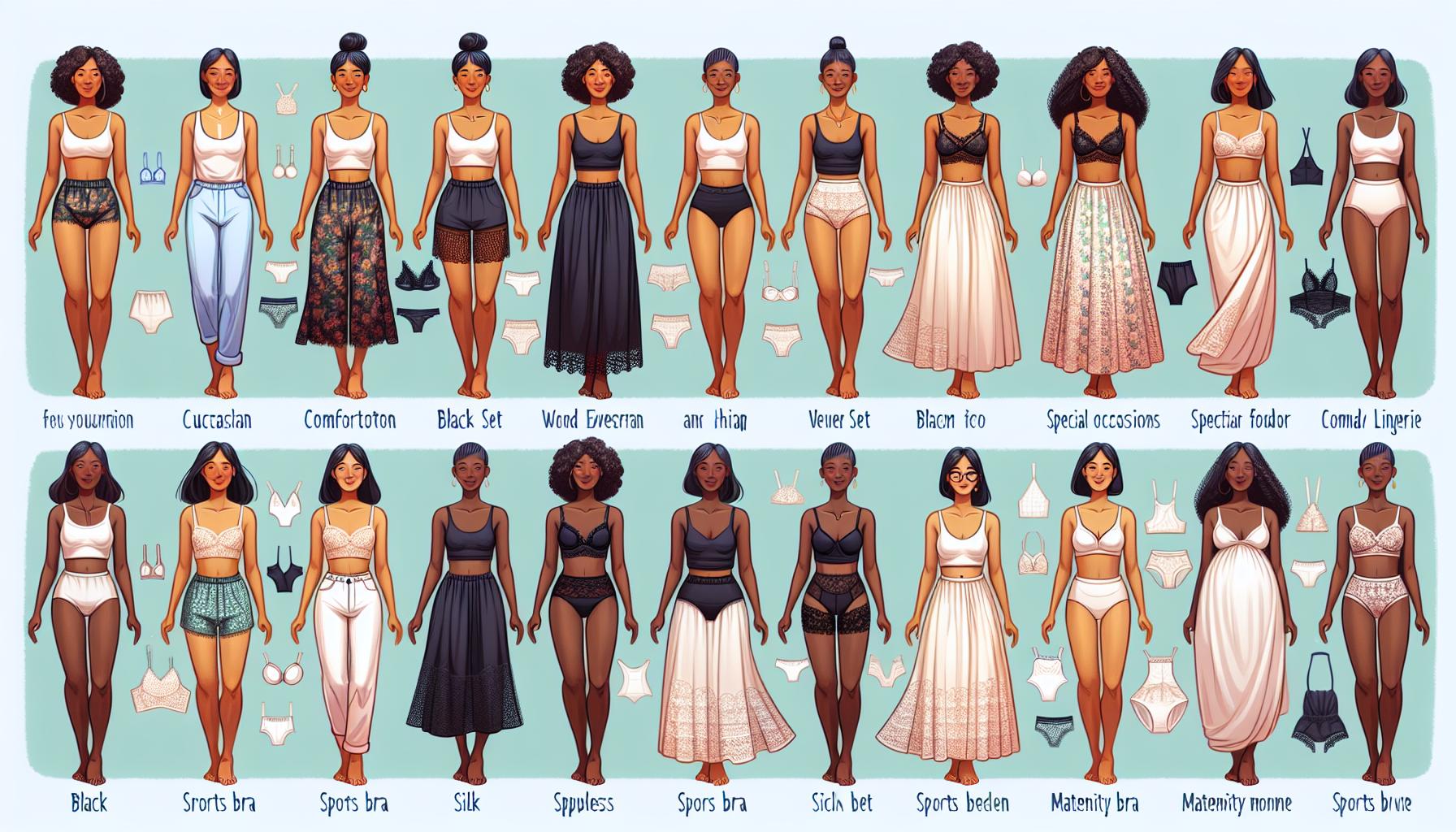 Průvodce dámským prádlem pro každou příležitost