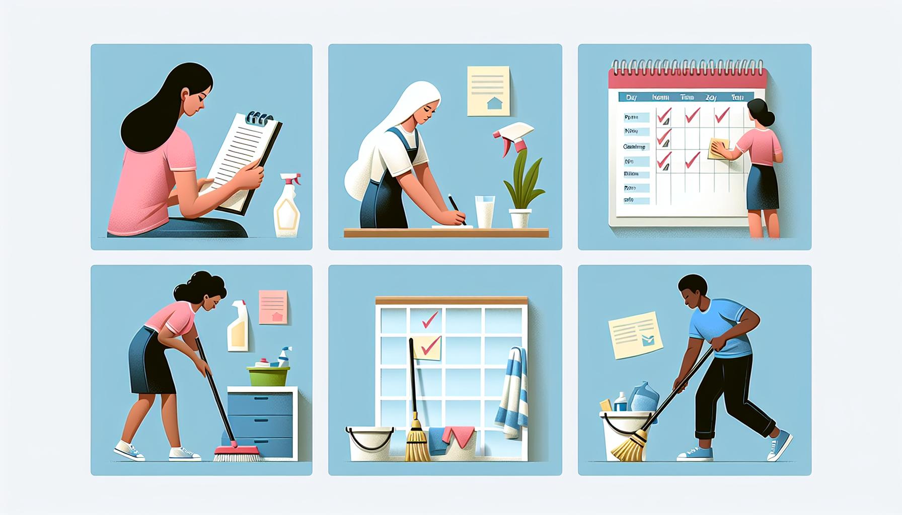 Jak efektivně naplánovat úklid bytu