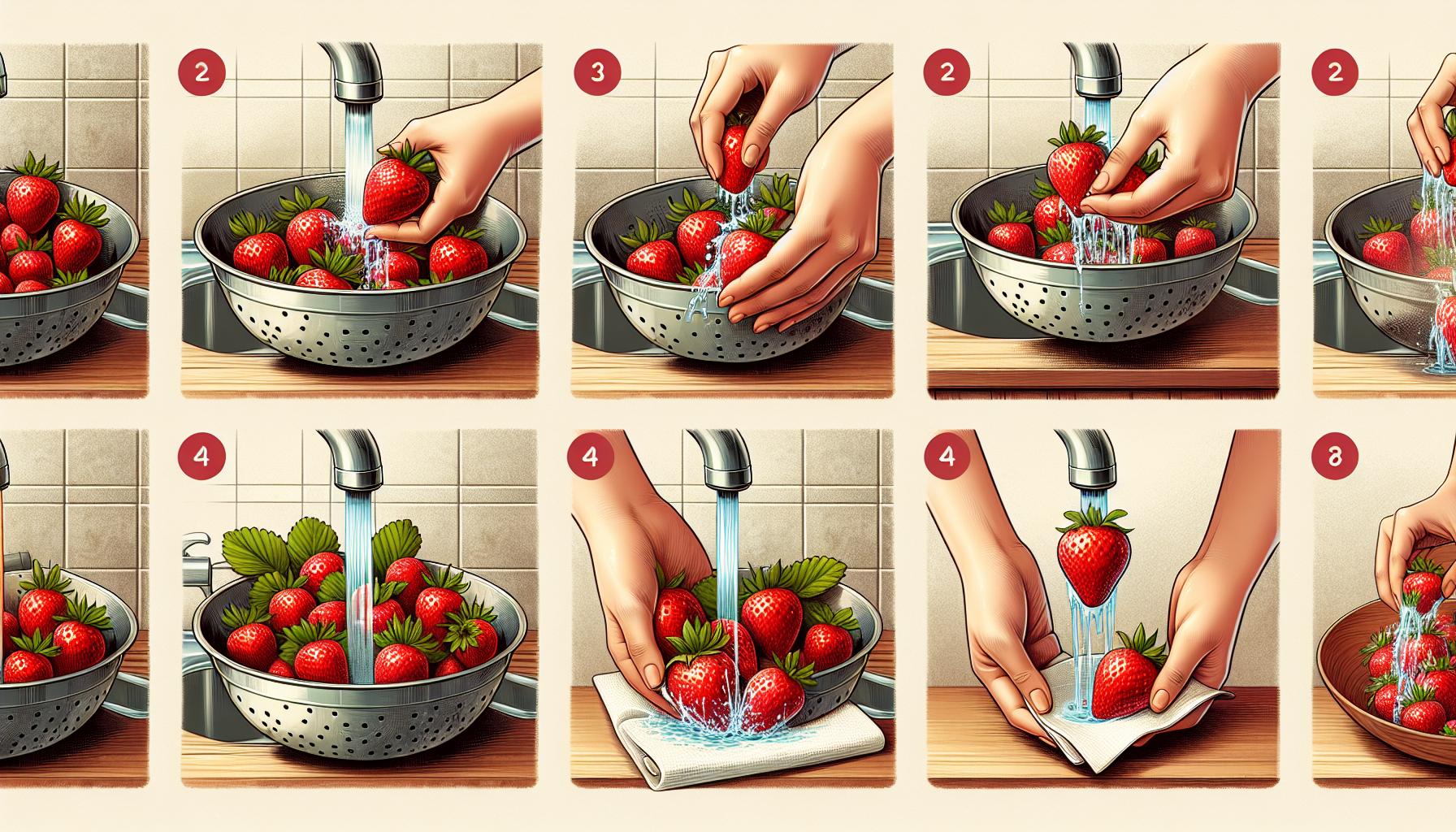 Nejlepší metody mytí jahod