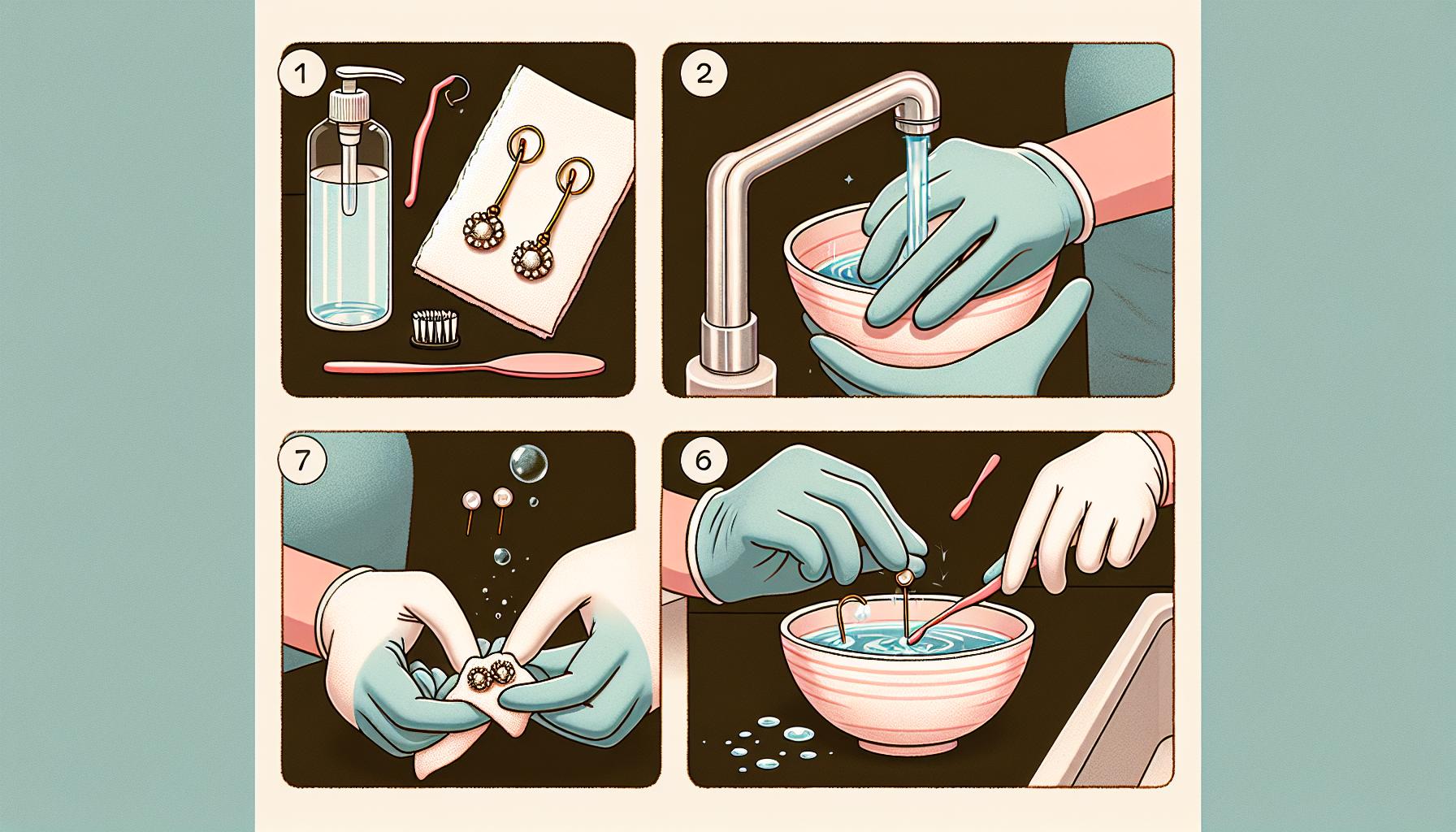 Jak správně dezinfikovat náušnice