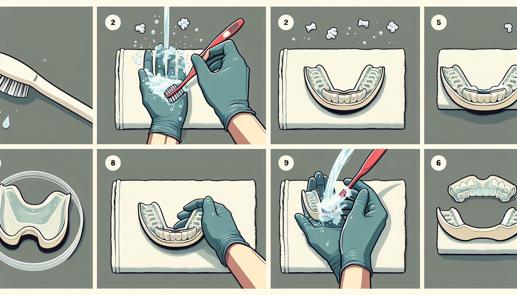 Jak správně čistit chrániče zubů