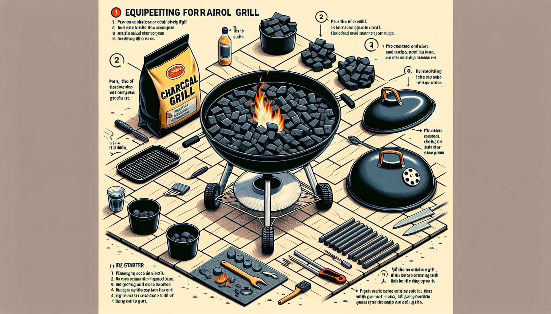 Jak uklidit gril na dřevěné uhlí: Rady pro snadné čištění 2 Jak vybavit gril na dřevěné uhlí