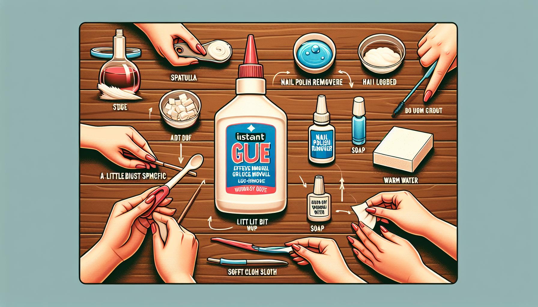 Jak efektivně odstranit vteřinové lepidlo