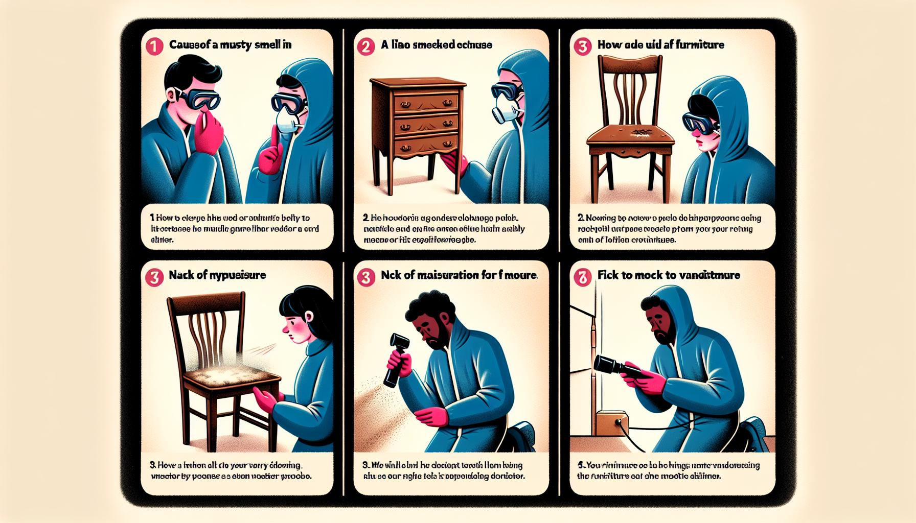 Jak zjistit příčiny zatuchlého nábytku