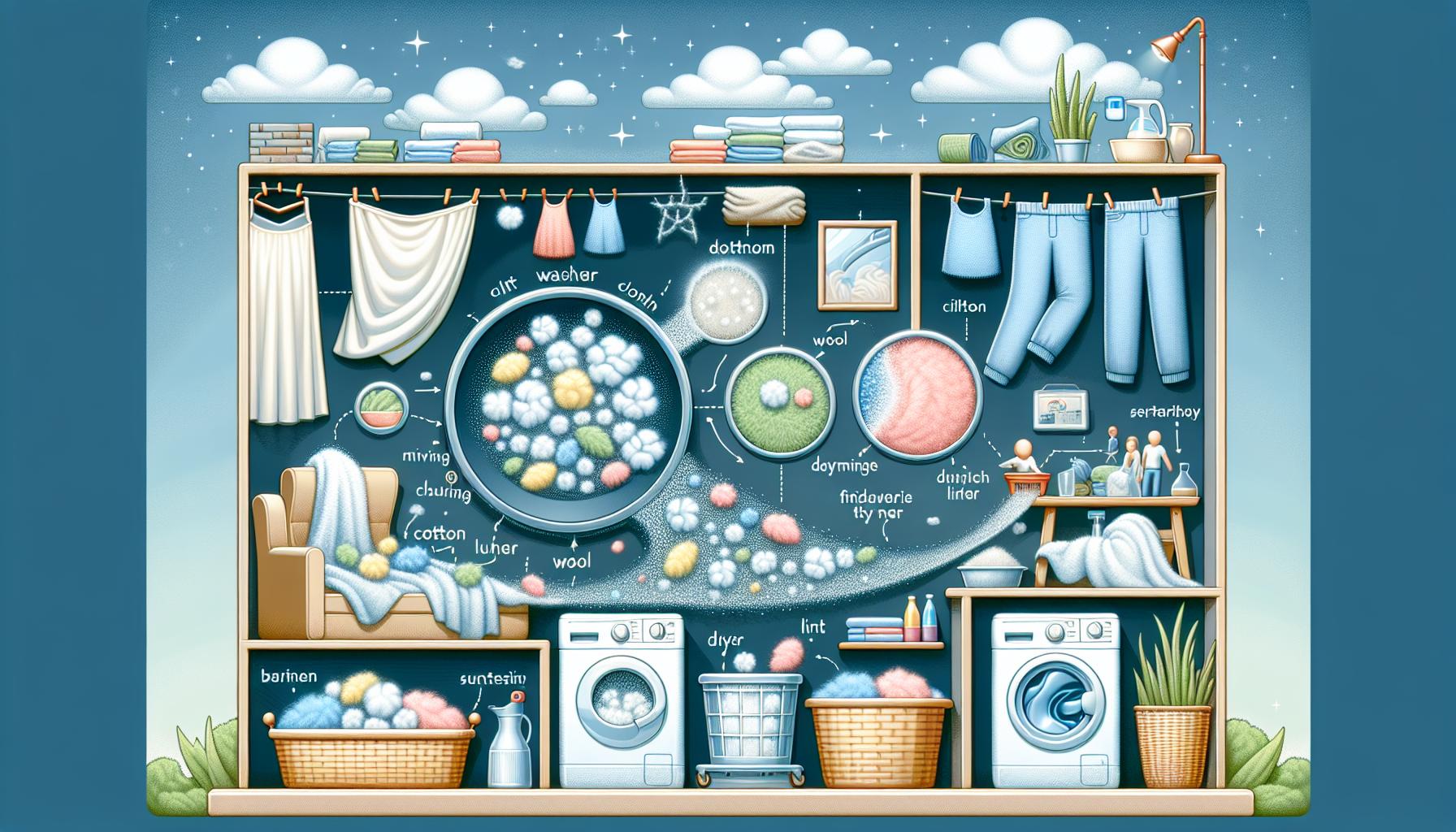 Příčiny vzniku ‍žmolků na prádle