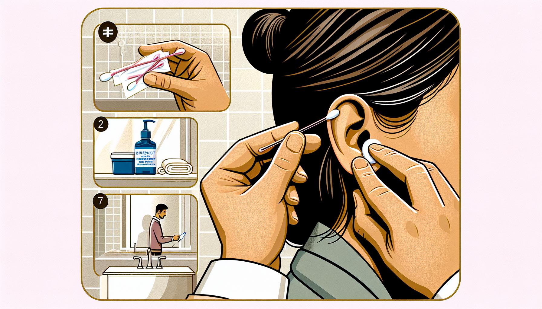 Jak správně dezinfikovat propíchnuté uši