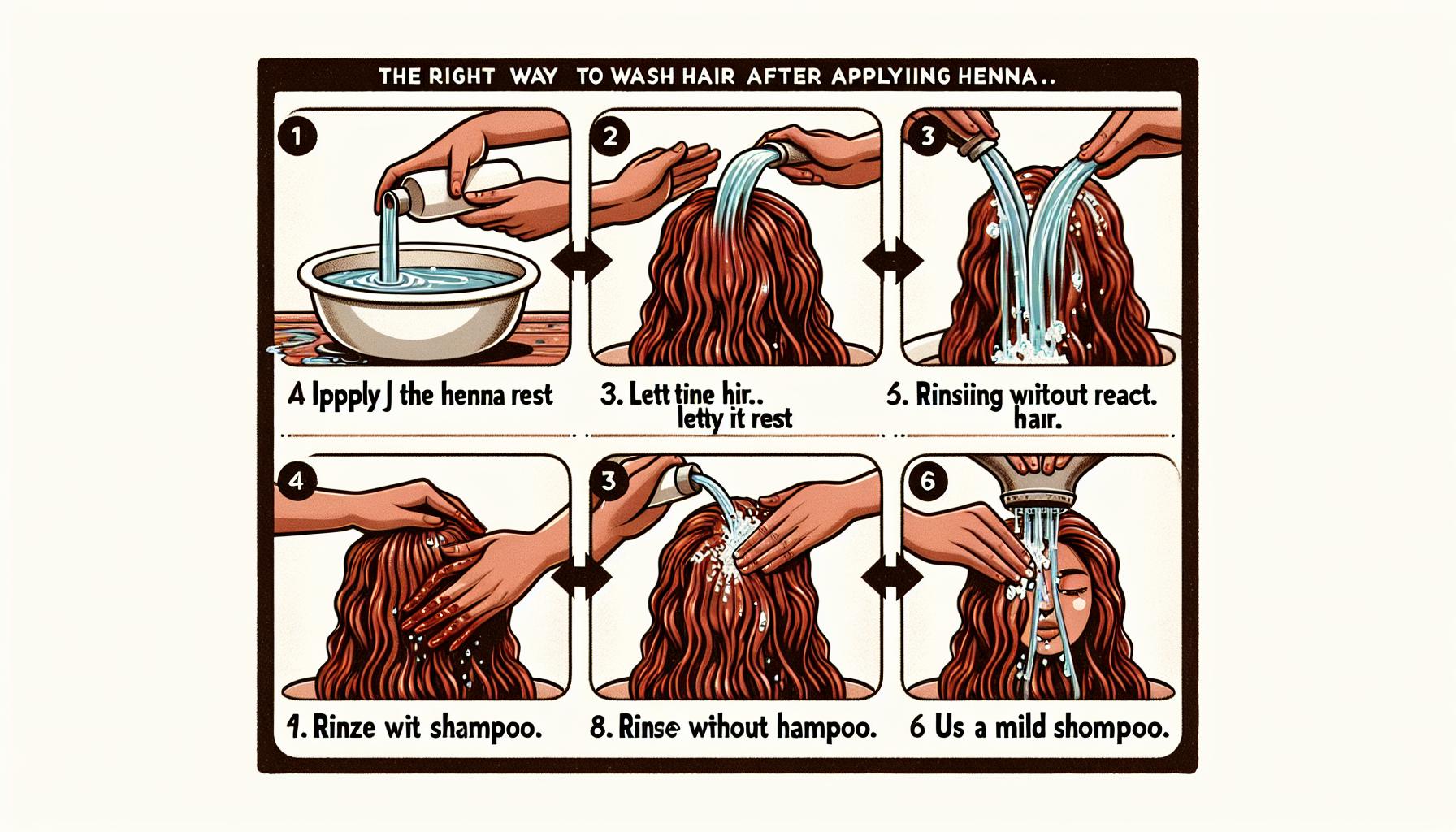 Kdy správně umýt vlasy po henně