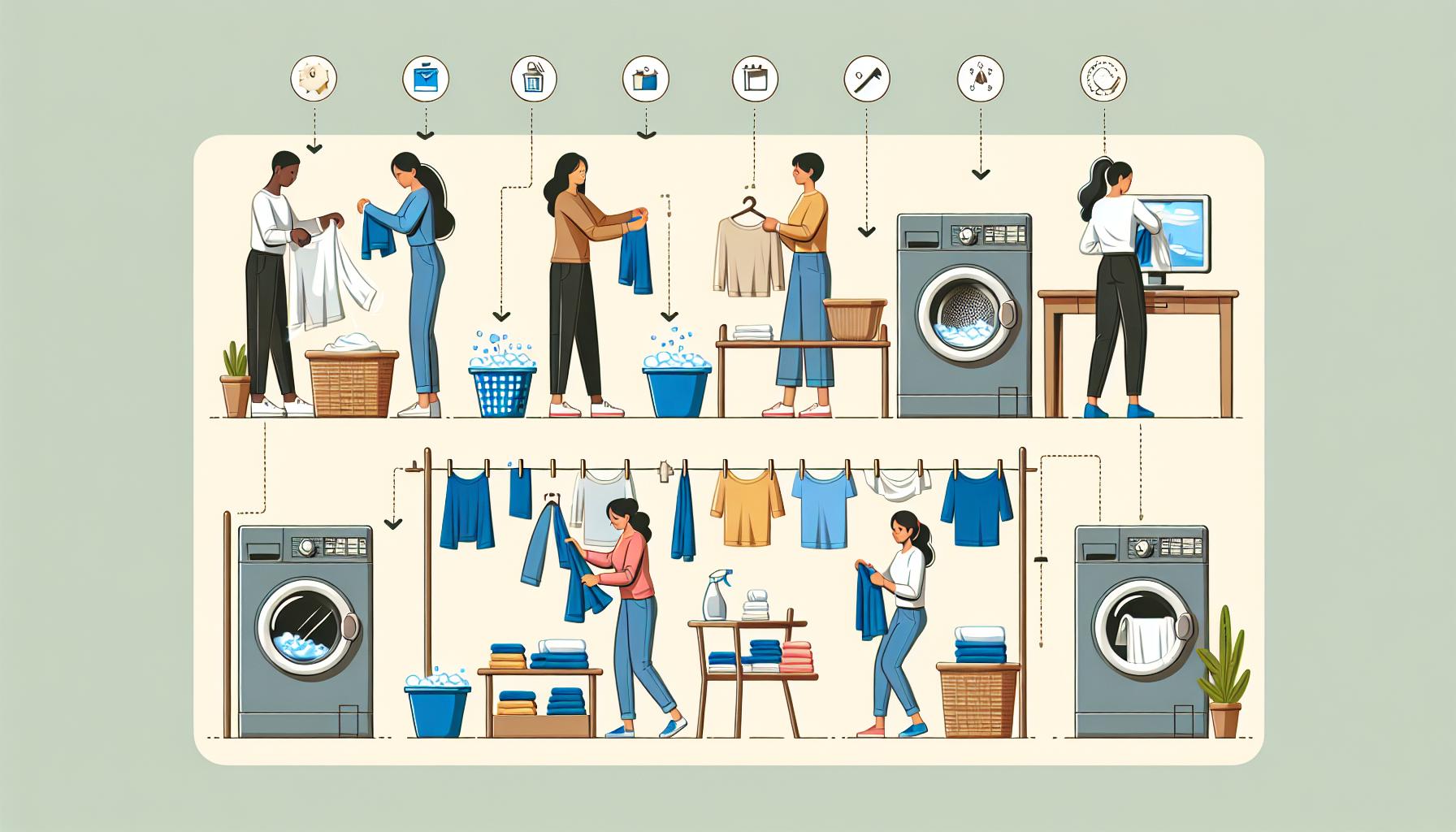 Jak správně sušit ‍prádlo doma