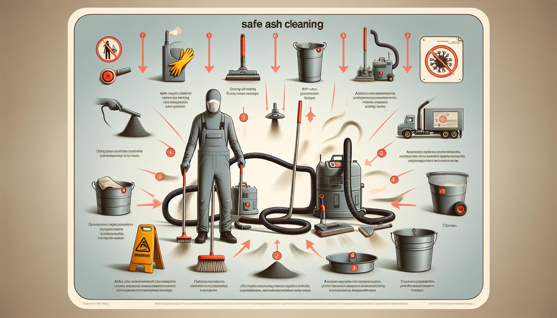 Bezpečné metody čištění popela