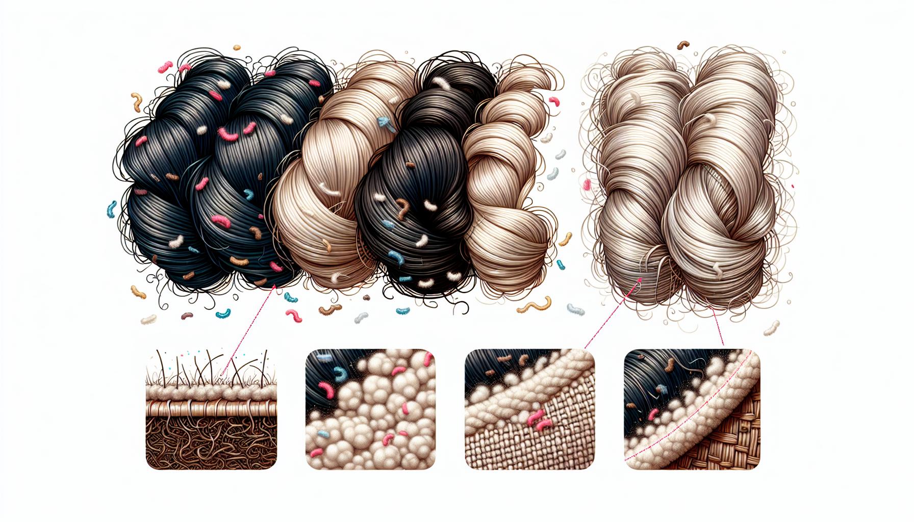 Žmolky ve⁢ vlasech ⁢a jejich⁣ příčiny