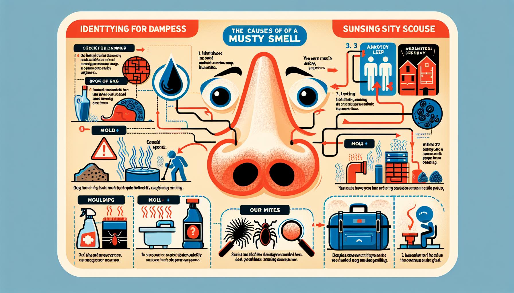 Jak identifikovat příčiny zatuchlého zápachu