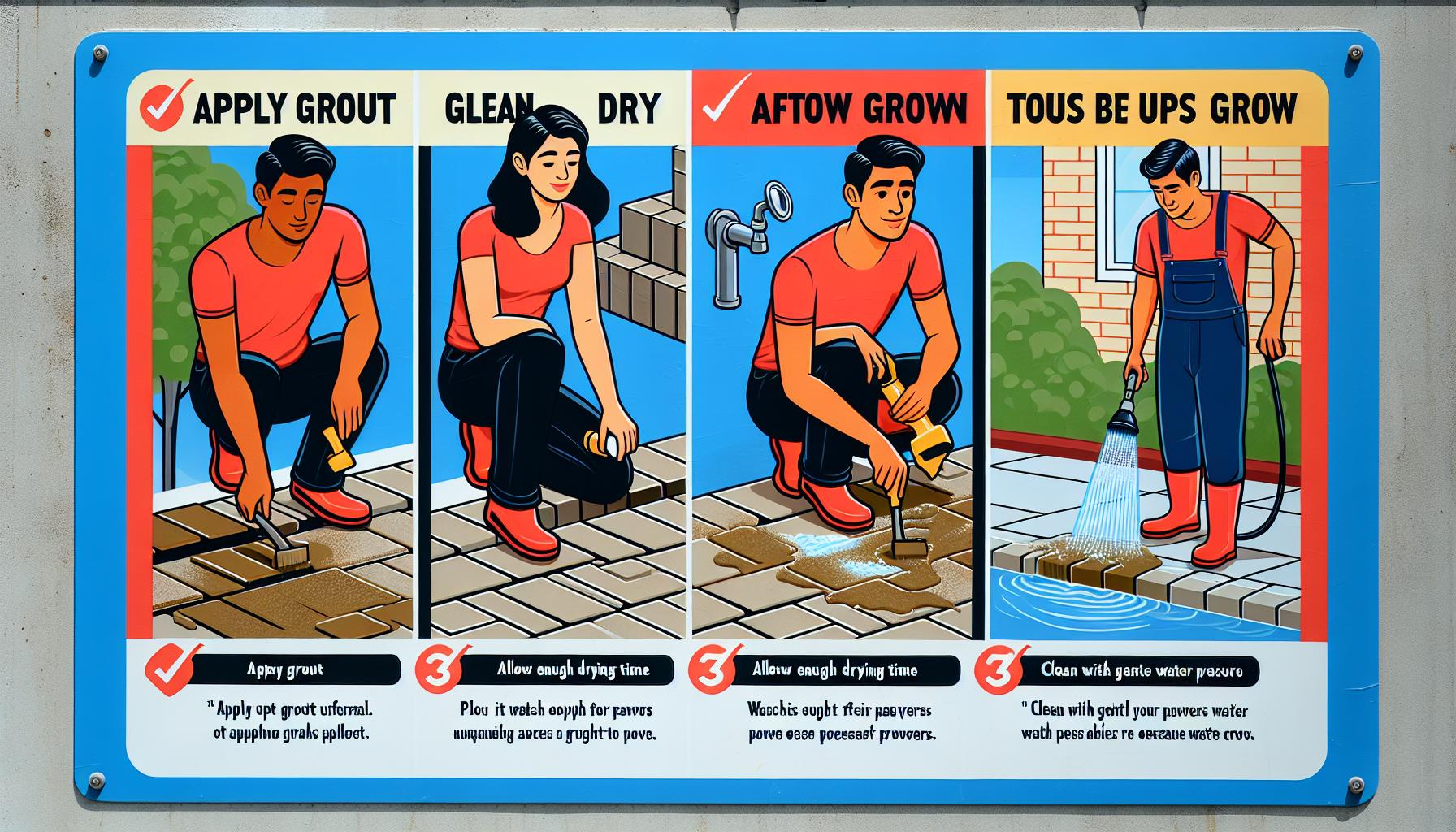 Jak efektivně umýt dláždění po spárování