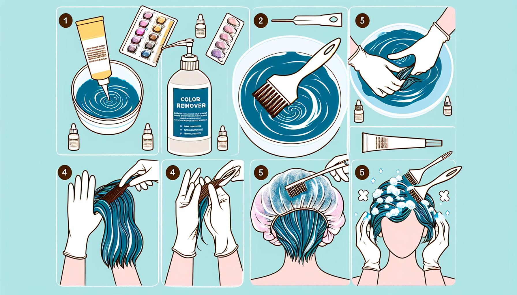 Jak efektivně odstranit barvu z vlasů