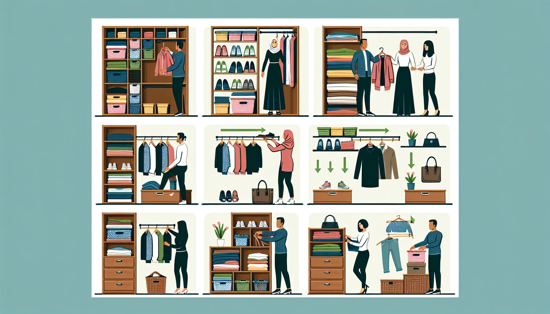 Jak uklidit nošené oblečení: Systém pro pořádek ve skříni 3 Tipy pro udržení pořádku ve skříni