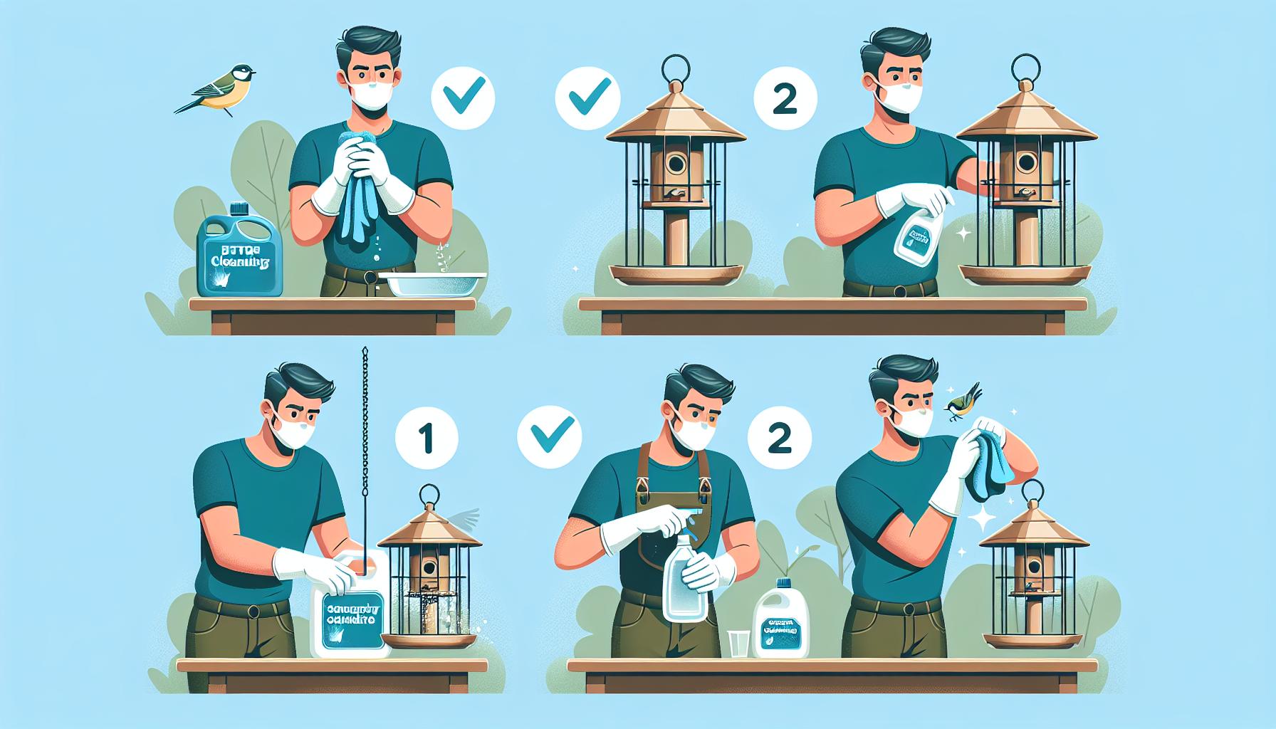 Čím dezinfikovat venkovní krmítka: Ochrana ptáků před nemocemi 2 Jak správně dezinfikovat krmítka